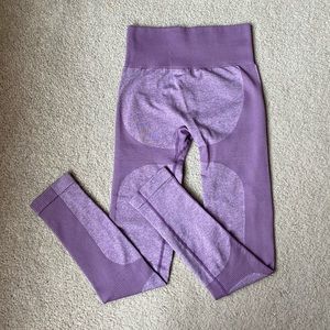 Purple Booty Contouring Athletic Leggings